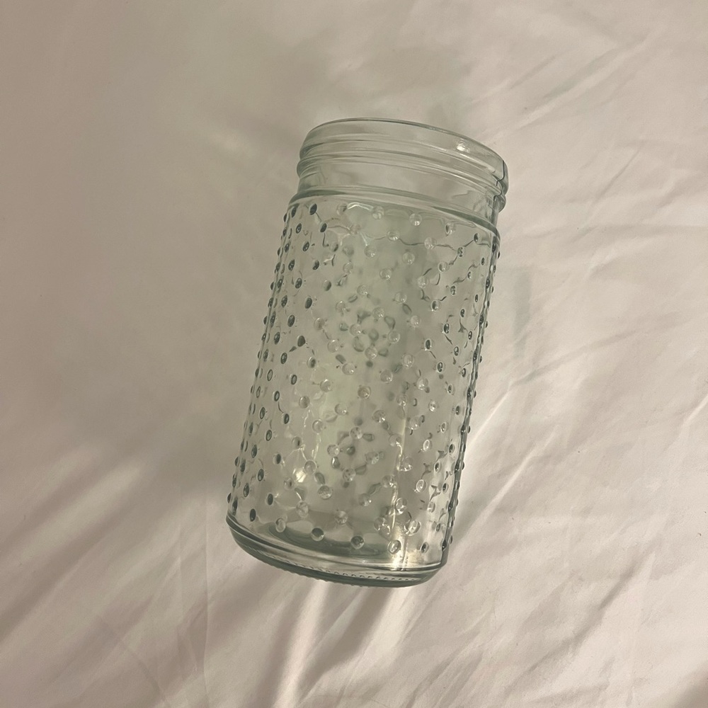 Dotted Glass Vase/Container